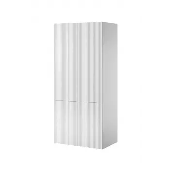 Kast cama meble PAFOS 2D 90x55,5x198,5 cm wit mat met 2 legplanken