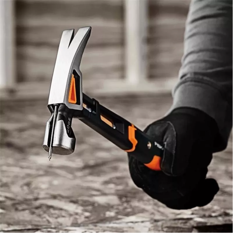 Fiskars 1020214 hamer klauwhamer zwart, metallic, oranje