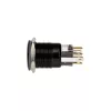 DimasTech vandalismusschakelaar/-knop 19mm Blackline Dot RGB PD218