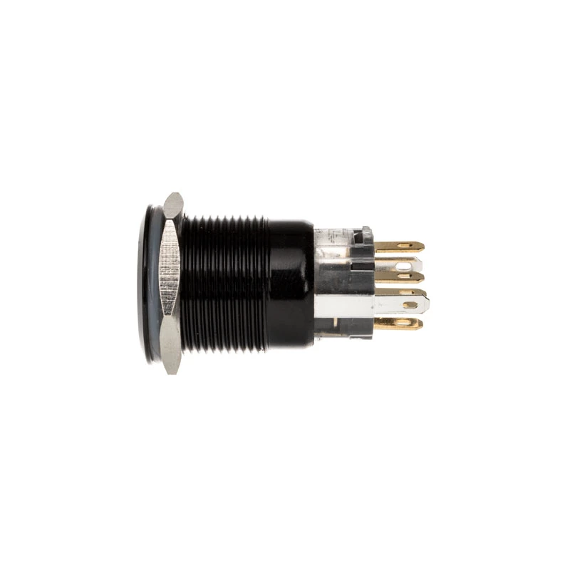 DimasTech vandalismusschakelaar/-knop 19mm Blackline Dot RGB PD218