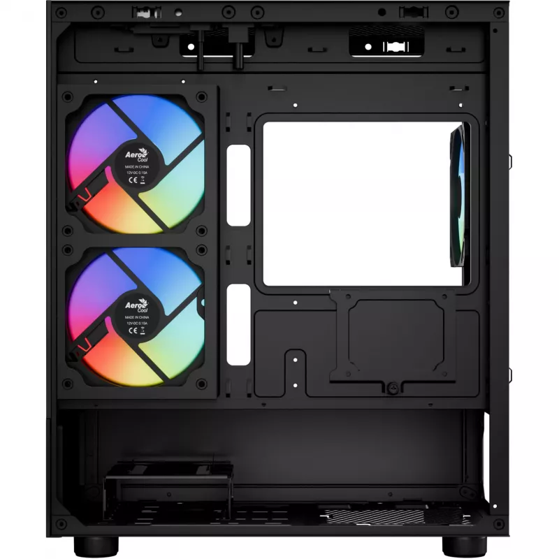 Micro/Mini-ITX computerbehuizing AEROCOOL Geh Viewport Mini-G-BK-v4 ARGB zwart