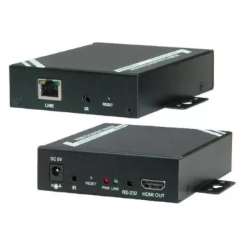 HDMI-extender via TP, Cat.5-6, cascadeerbaar, 100 m, 1.920 x 1.080 pixel, 28 x 115 x 91 mm