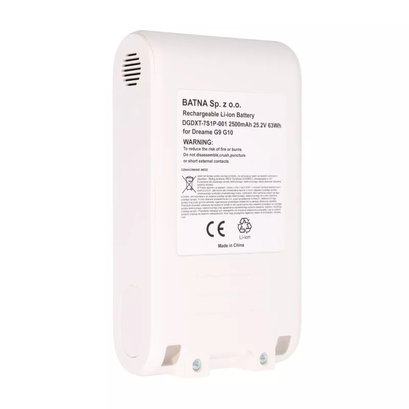 Accu, stofzuiger G9 G10 25,2V 2500mAh