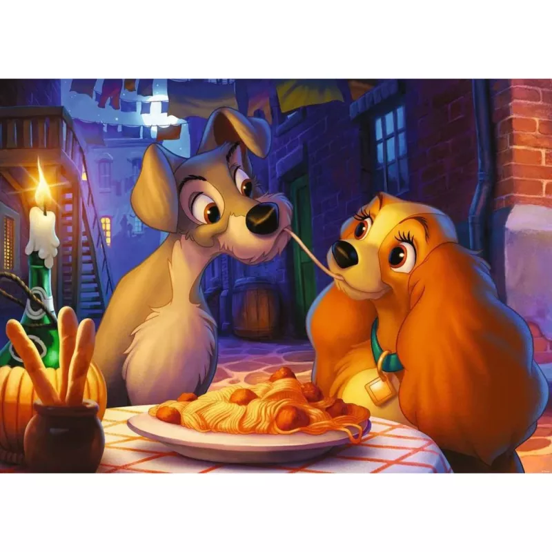 Puzzel Disney Collector's Edition - Lady and the Tramp (1000 stukjes)