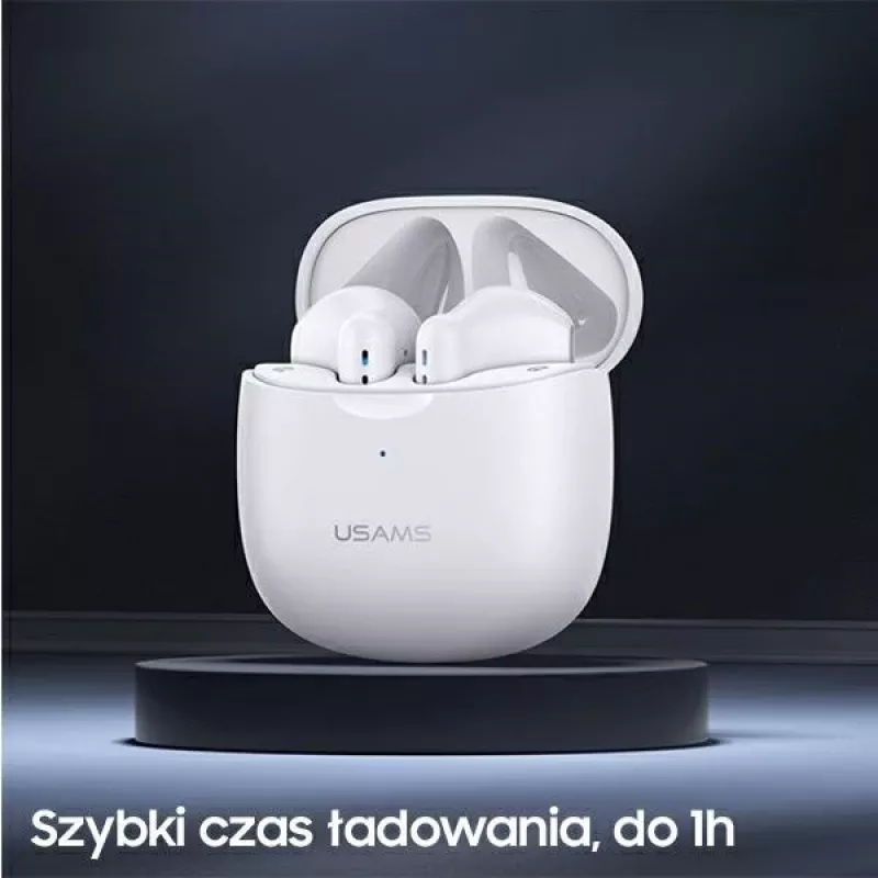 Bluetooth-koptelefoon Usams TW S 5.0 IA Series wit