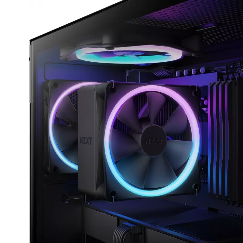 NZXT T120 RGB processor-luchtkoeler 12 cm zwart 1 stuk