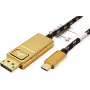 ROLINE 11.04.5848 USB-grafische adapter 4096 x 2560 pixels zwart - goud (11.04.5848)