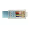 Delock USB 2.0 naar seriële RS-232 RJ45 console-adapterkabel, 3 m, blauw