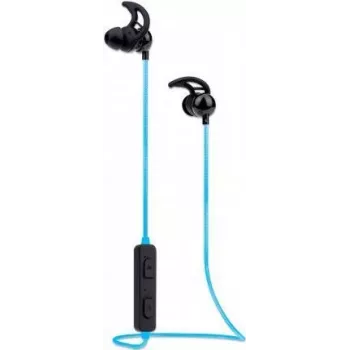 Manhattan Bluetooth in-ear headset, veelkleurig kabellicht, omnidirectionele microfoon, geïntegreerde bedieningselementen, oorhaken voor stevige grip, ca. 5 uur gebruik, max. bereik 10 m, Bluetooth v4.0, regenbestendig, USB-A-oplaadkabel inbegrepen, 3 jaar garantie