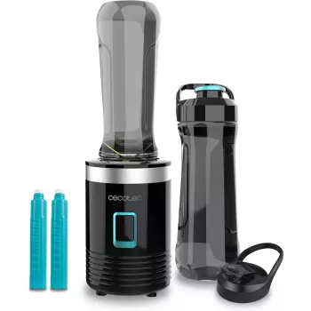 Cecotec Power Titanium 350 EasyGo blender, 350 W, 2 bekers van 600 ml, zwart