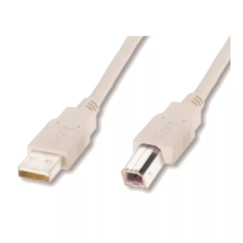5M USB 2.0-kabel A-B / M-M grijs Classic