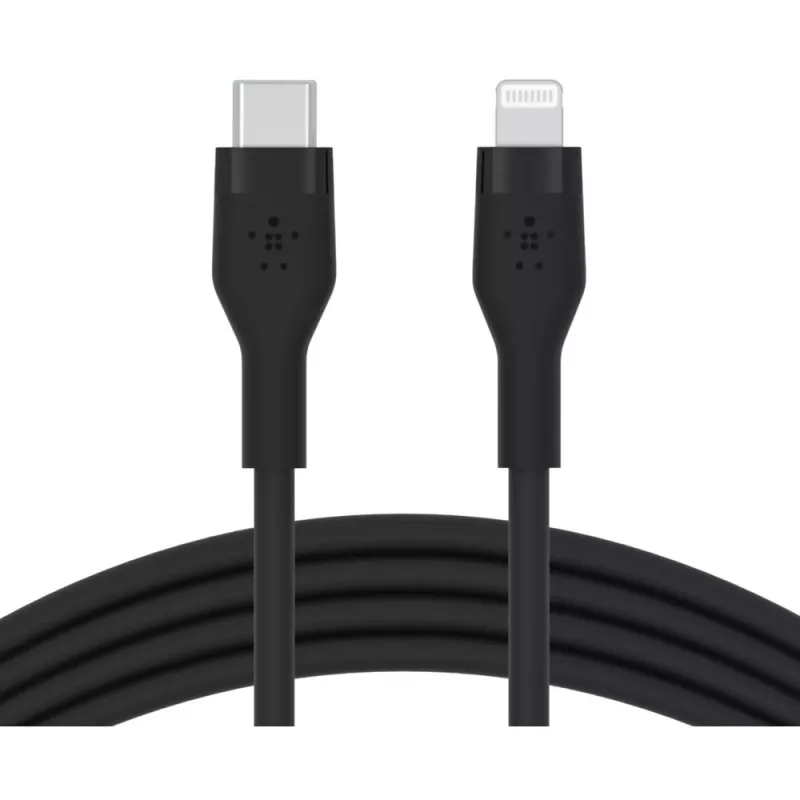 Lightning-kabel 2 m Belkin CAA009BT2MBK USB C naar Lightning zwart