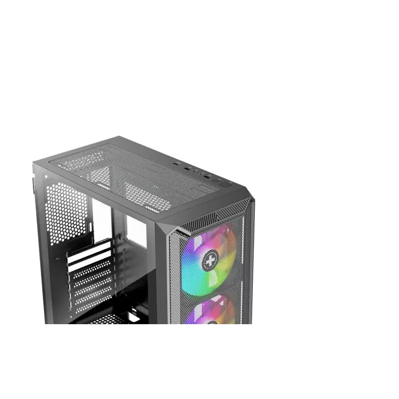 Behuizing|XILENCE|ATX/micro ATX/Mini-ITX|Zwart|Midi Tower|PC|XG161