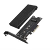 GRAUGEAR G-M2PCI01 interne M.2-adapter PCIe stekker zwart 128mm