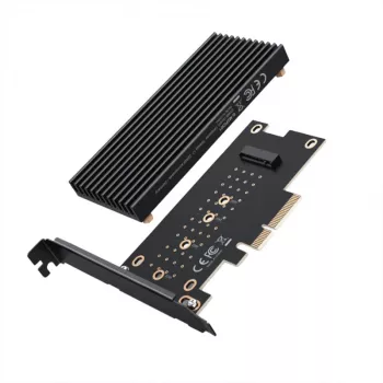 GRAUGEAR G-M2PCI01 interne M.2-adapter PCIe stekker zwart 128mm
