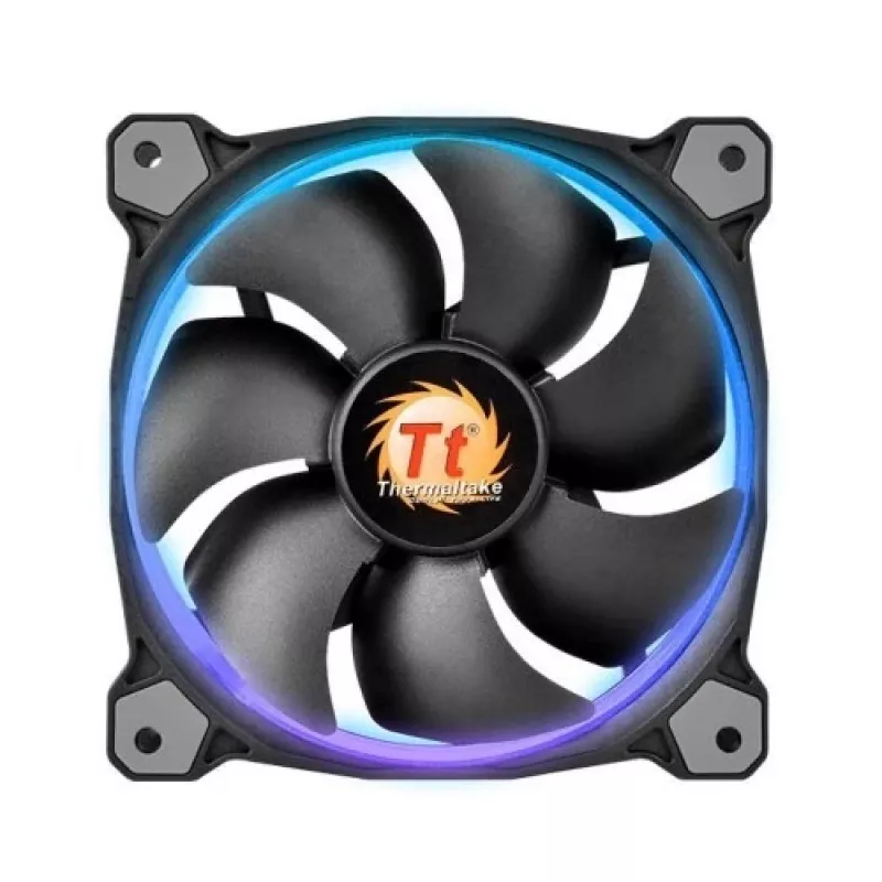 Thermaltake Riing 14 LED 256 Color CL-F043-PL14SW-B behuizingventilatoren 140 mm, 3-pack, 600–1400 rpm, 4-pins