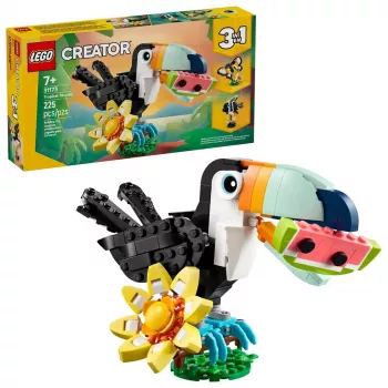 Bouwspeelgoed LEGO Creator 3-in-1 wilde dieren tropische toekan set 31173