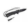 Survivalmes AZYMUT Survival Fire Starter — vaststaand campingmes met geïntegreerde vuurstaaf