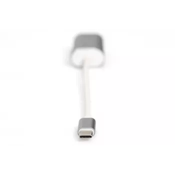 DIGITUS DA-70837 VGA-adapter 1080p FHD naar USB 3.0 Type-C, aluminium