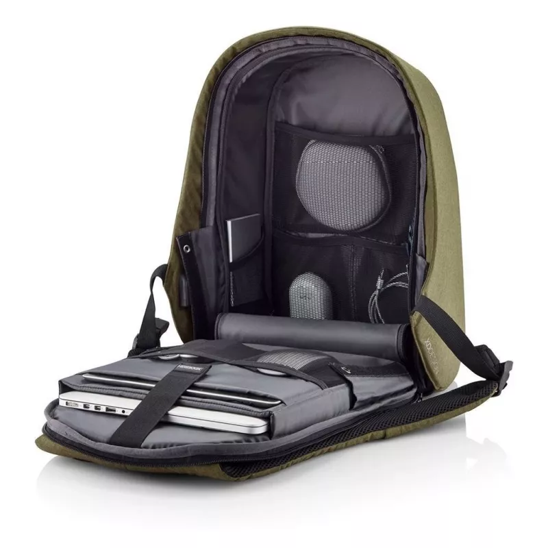 XD-Design Bobby Hero Small rugzak casual rugzak groen PU-leer
