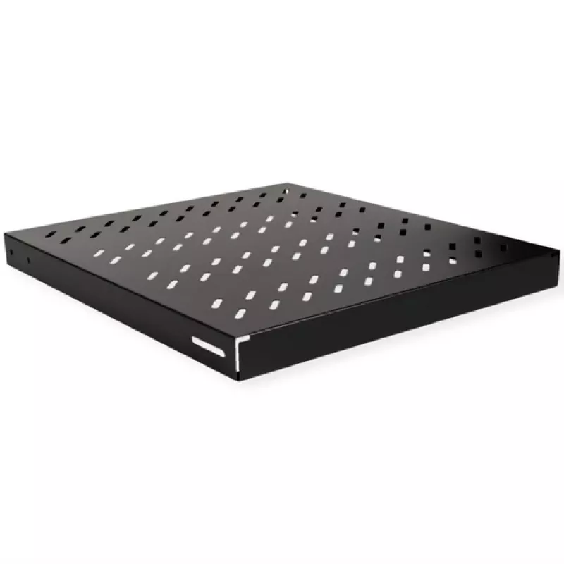 ROLINE 19-inch legbord 1U 500 mm 50 kg, zwart