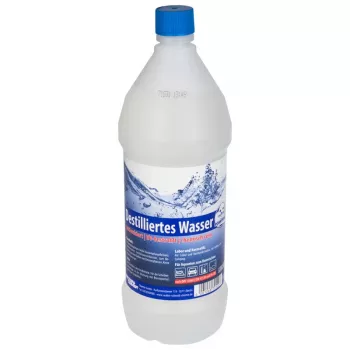 Gedestilleerd water Zonder fabrikant 1 L – conform DIN 13060, DIN 43530 en EN 285