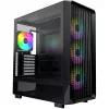PC-behuizing Montech X5 midi tower zwart ATX 3x 140mm-ventilator