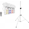 Podium-LED-lichtset EUROLITE KLS-180 wit met BS-2 luidsprekerstatieven, wit
