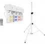 Podium-LED-lichtset EUROLITE KLS-180 wit met BS-2 luidsprekerstatieven, wit