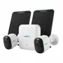 Bewakingsset Reolink Hub 1 met 2x Argus B350 camera's en 2x zonnepanelen