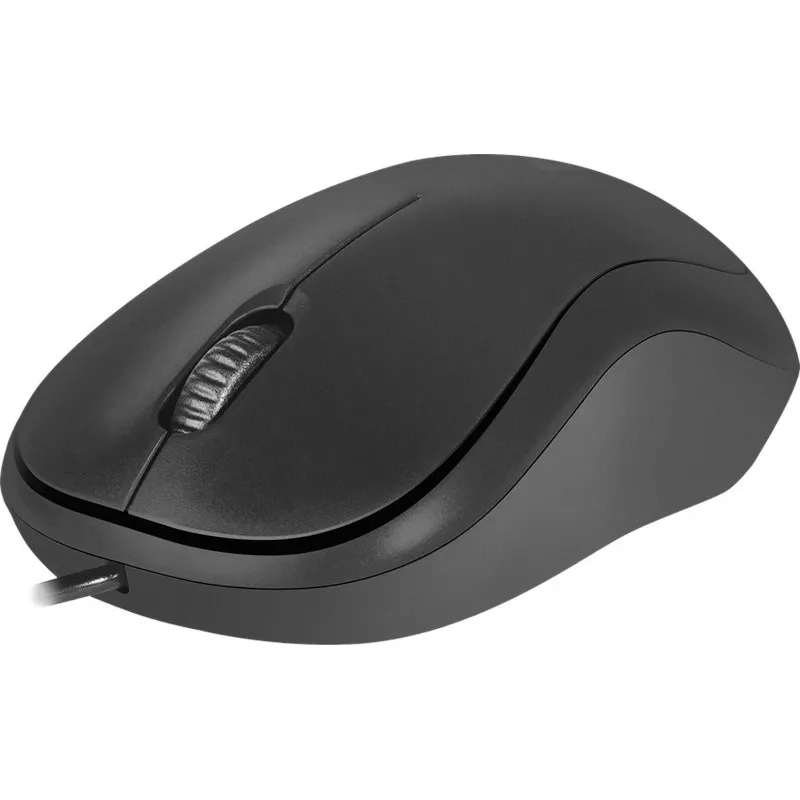 Bedrade optische muis DEFENDER PATCH MS-759 USB Type-A, dubbelhandig, 1000 DPI, zwart