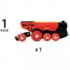 BRIO 33592 batterijtrein zwart/rood