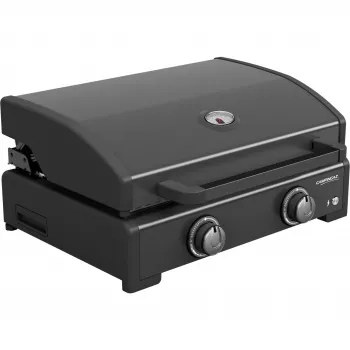 Gasplancha Campingaz Onyx 2 2217205 — plancha met 2 branders en gietijzeren kookoppervlak