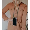 Telefoonhanger Lookabe loo014 voor iPhone XR – goudgroen beschermhoesje met bandje