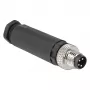 DeLOCK M8 connector A-gecodeerd 4-polig pin schroefaansluiting zwart