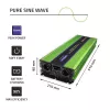 Qoltec Monolith voedingsadapter/omvormer auto 5000 W groen