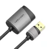 Vention USB externe geluidskaart 0,15M grijs metaal type