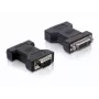 Delock - VGA-adapter - DVI-I (W) naar HD-15 (VGA) (M) - duimschroeven (65017)