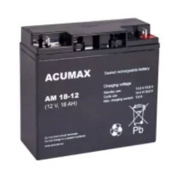 Batterij Electronic AM 18-12 VRLA AGM 12 V 18 Ah