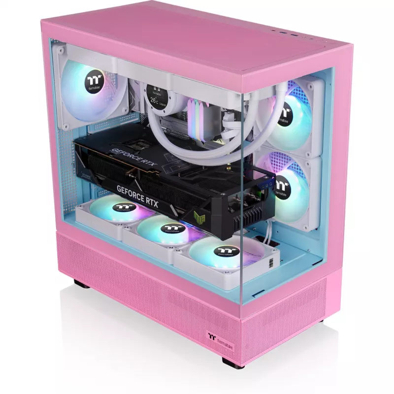 Thermaltake View 270 Plus TG ARGB Bubble Pink - behuizing - ATX - midi/mini tower - ATX