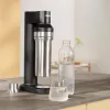 Carbonisatiefles BRITA 118426 – 1 L glasfles met RVS dop, 287 mm hoogte, 2-pack