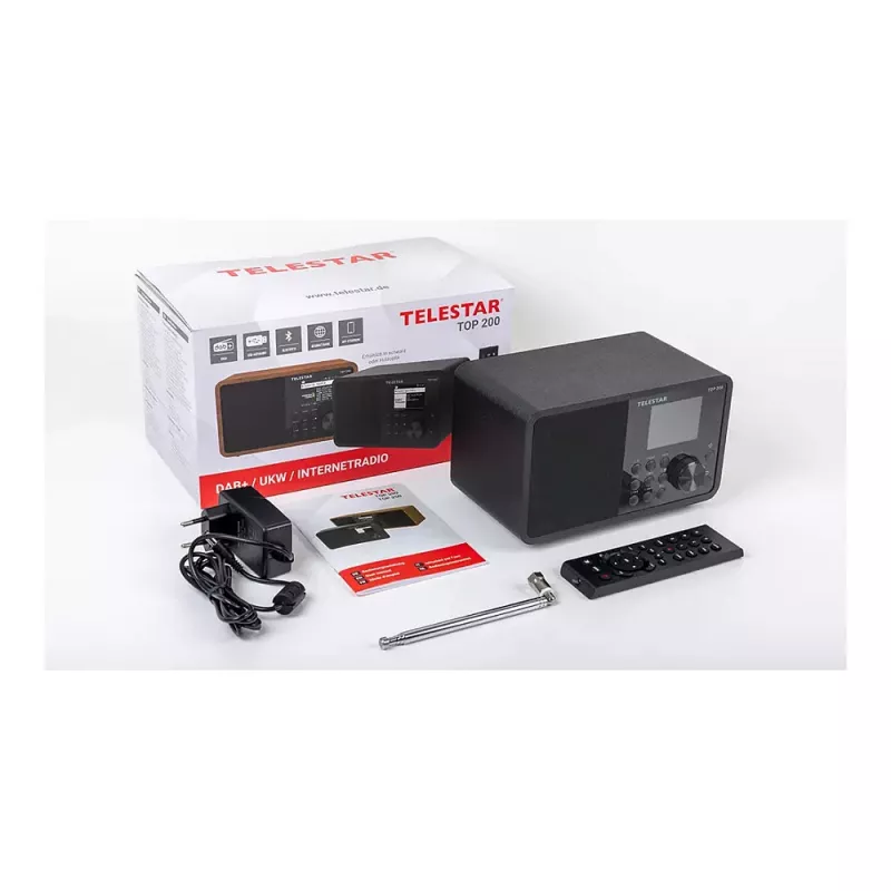 TELESTAR TOP 200 zwart multifunctionele radio's stationair
