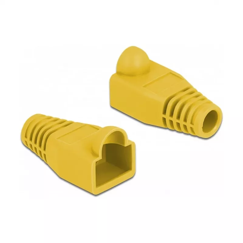 Trekovlasting voor RJ45-stekker DeLOCK 86723 geel 20 stuks