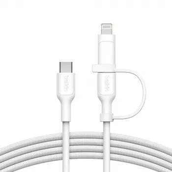 USB-kabel Belkin BoostCharge Pro 1,5 m USB-C USB-C/Lightning wit
