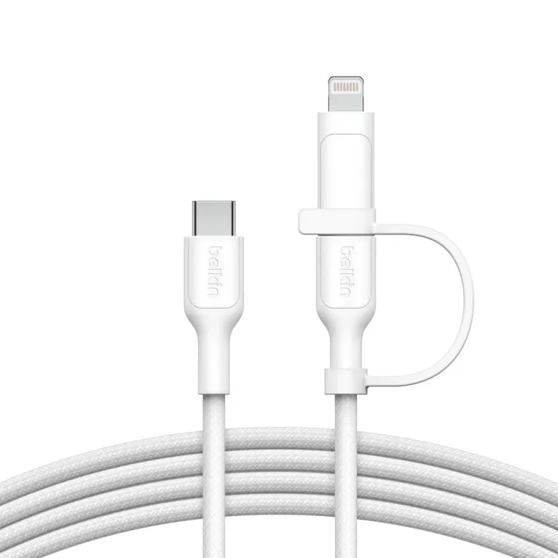 USB-kabel Belkin BoostCharge Pro 1,5 m USB-C USB-C/Lightning wit