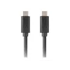 USB-C-naar-USB-C-kabel LANBERG CA-CMCM-32CU-0010-BK — USB 3.2 Gen 2, 1 m, zwart, 100 W laadvermogen, 4K-video
