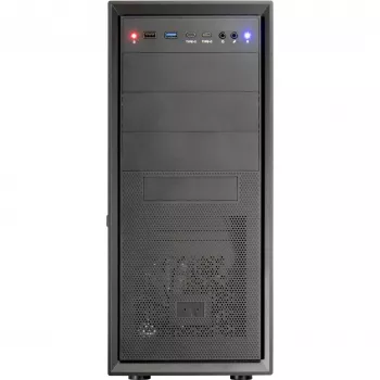Computerkast Inter-Tech ATX IT-8862 Plaid, kleur zwart