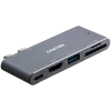 CANYON hub DS-5 5in1 Thunderbolt 3 4K space grey