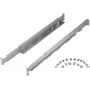 Rack-railkit PowerWalker 10120531 — zilver, breedte 550 mm, hoogte 140 mm, diepte 70 mm, ondersteunt rackdiepte 78–120 cm, gewicht 3,1 kg