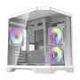 Darflash FT350 computerkast + 5 aRGB-ventilatoren (wit)